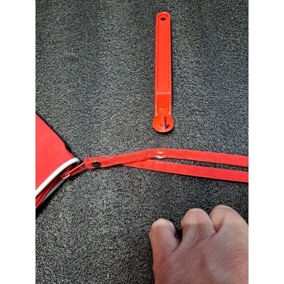 VTG TWA Airlines Getaway Vacations Document/Amenity Bag Wristlet 10x6" Zippered - Picture 12 of 12